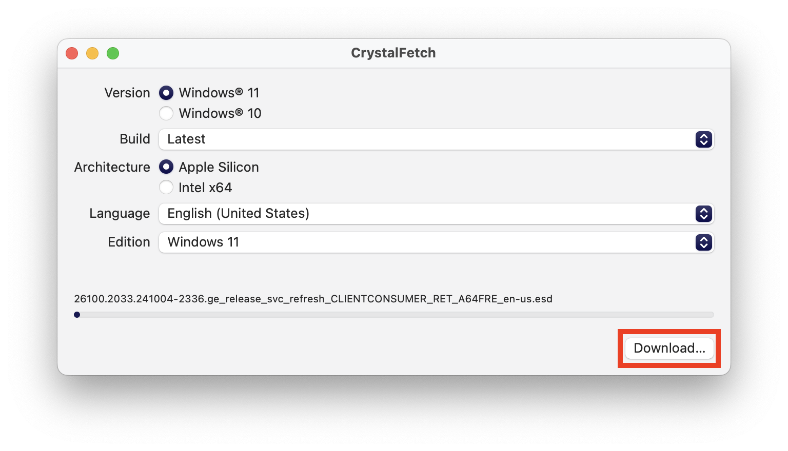 Set the proper config