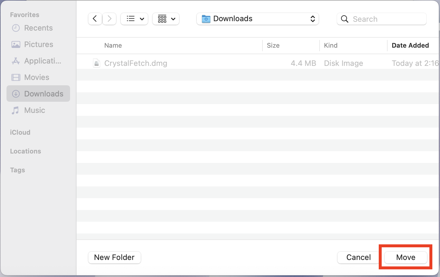 Save ISO file dialog